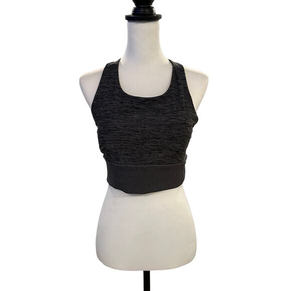 Avia Gray Black Sports bra Large - Picture 1 of 4